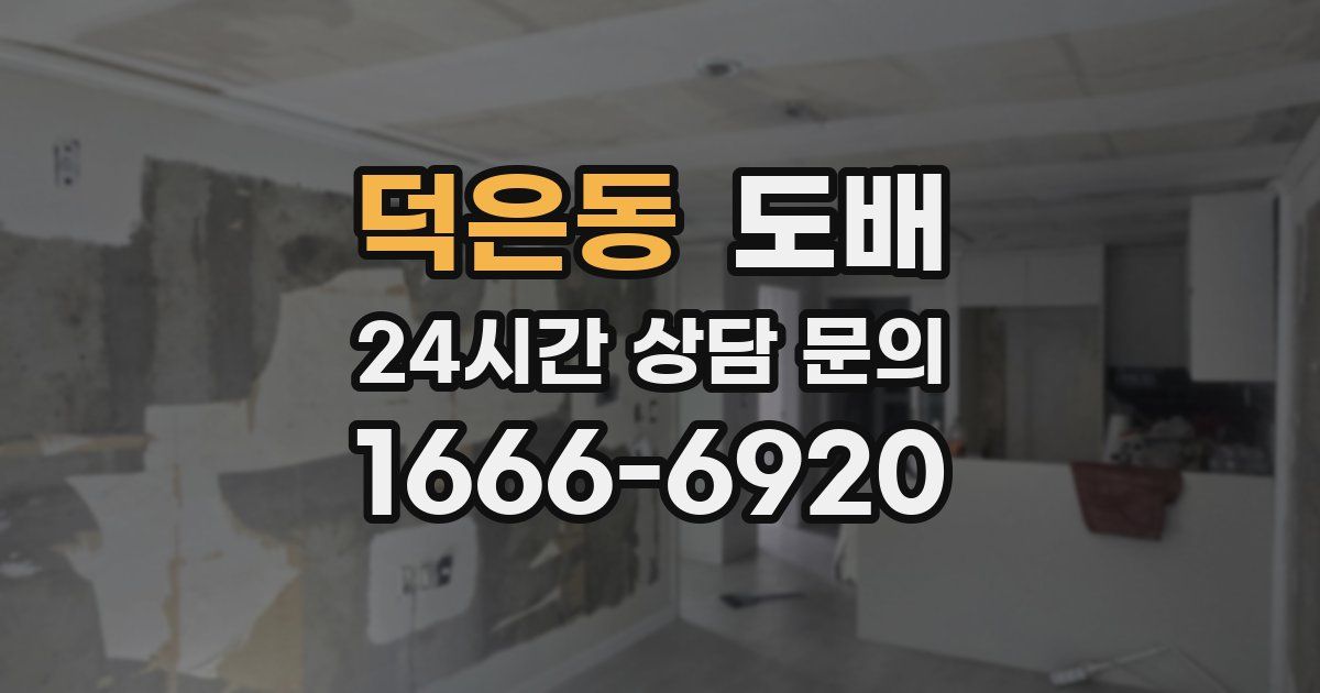 덕은동 도배