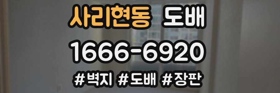 사리현동 도배