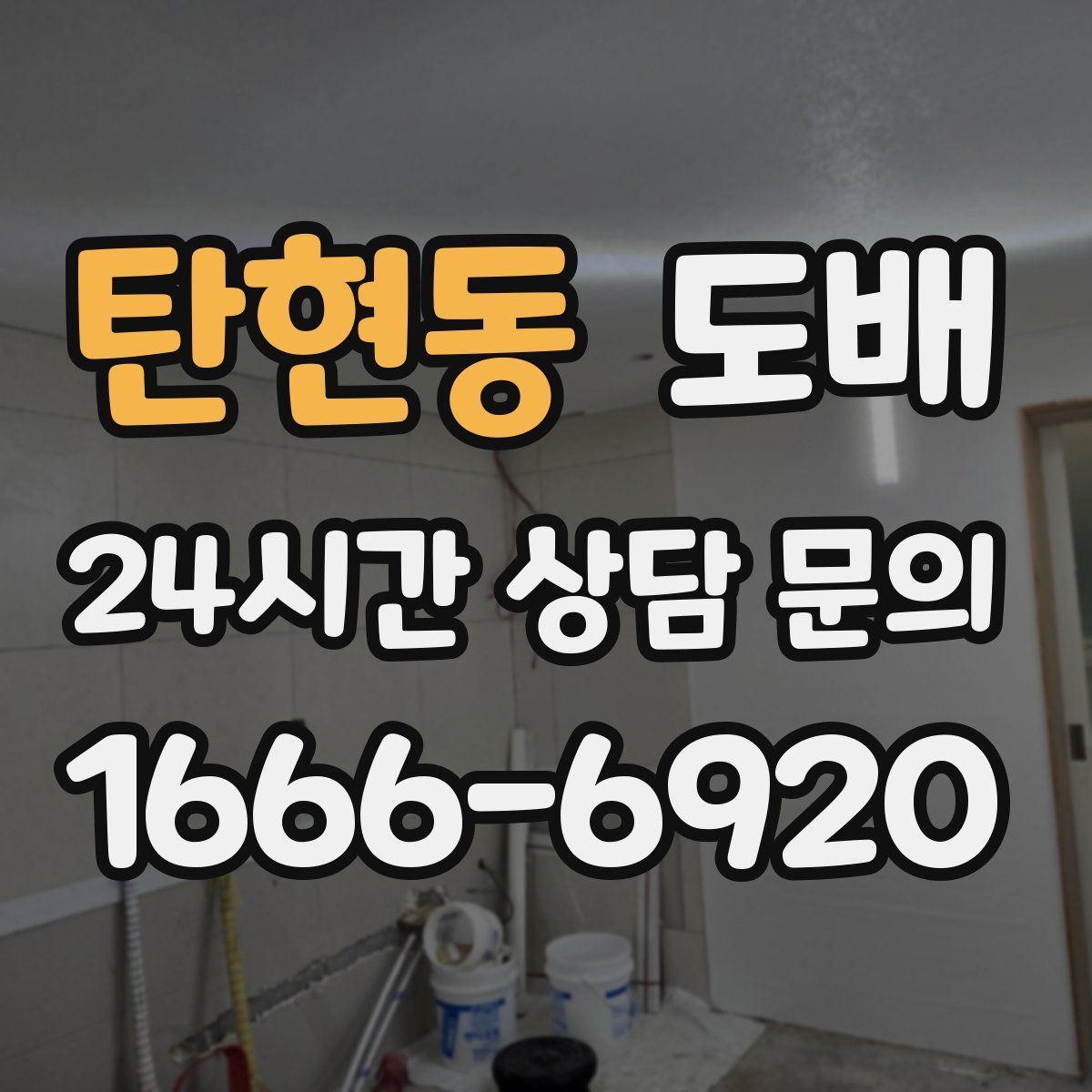 탄현동 도배