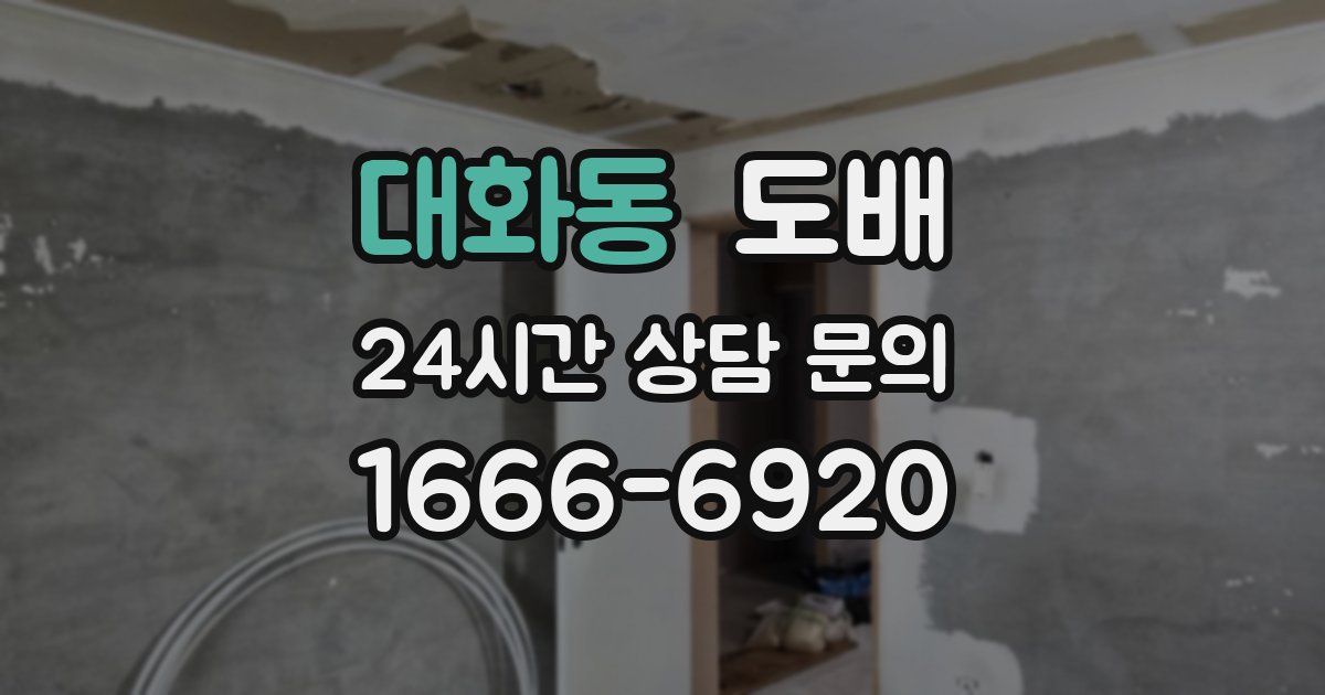 대화동 도배
