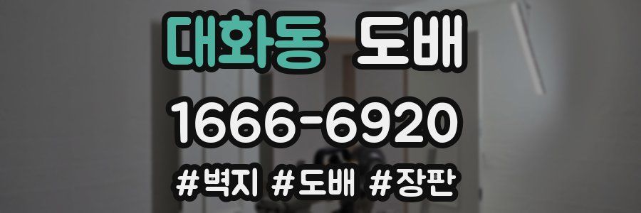 대화동 도배