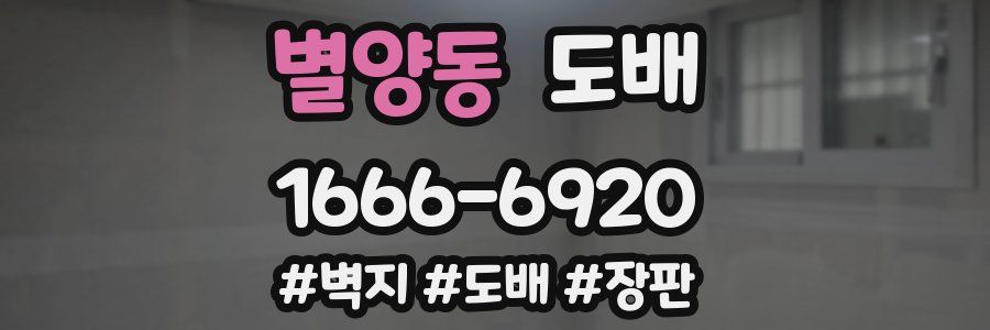 별양동 도배