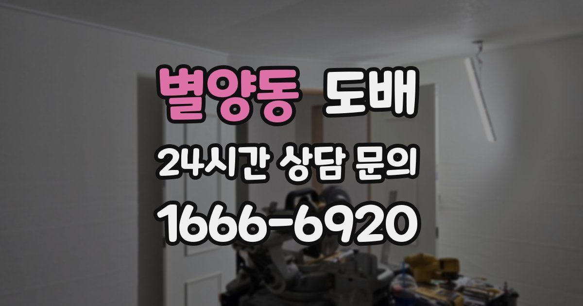 별양동 도배