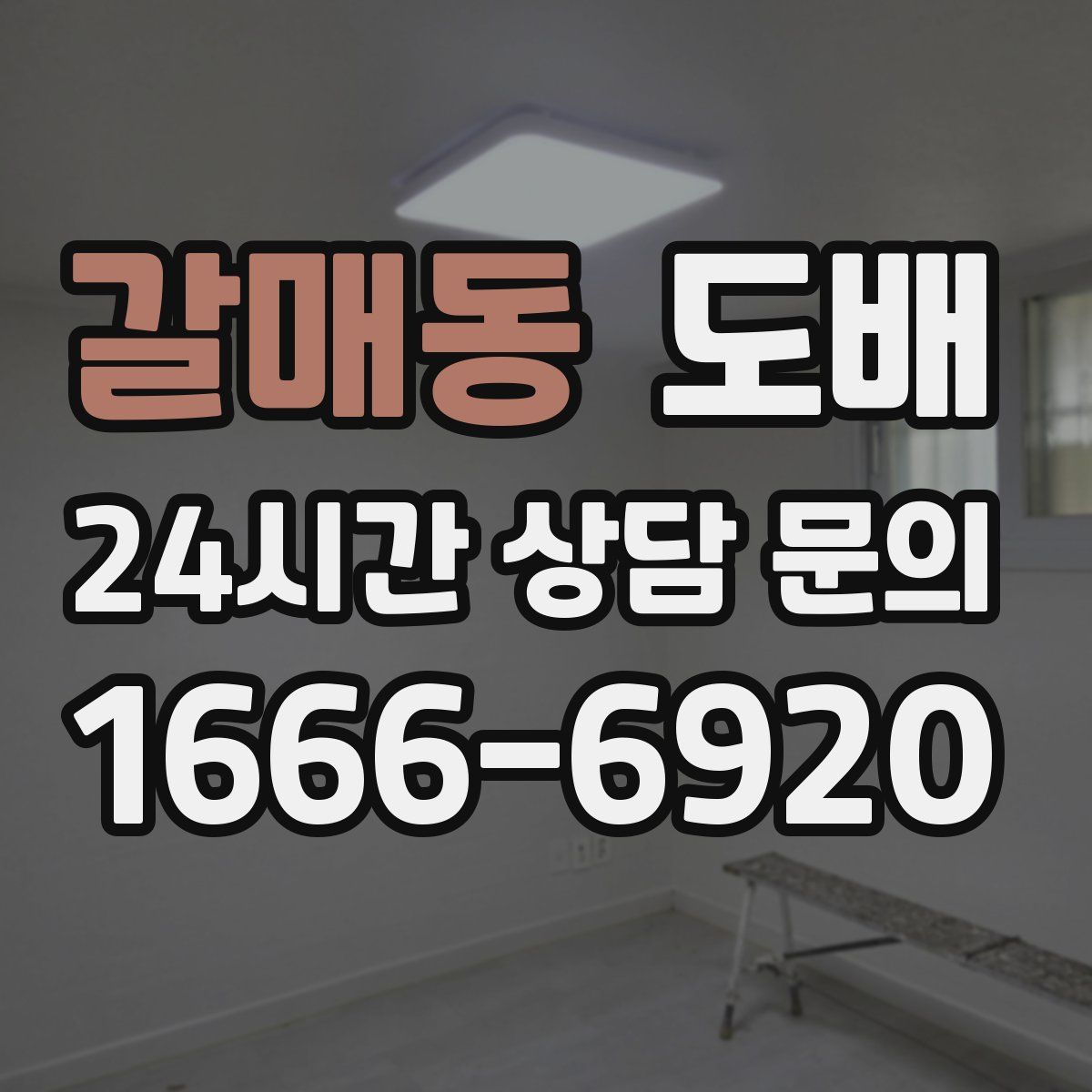 갈매동 도배