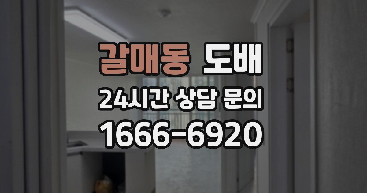 갈매동 도배