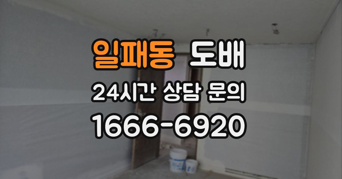 일패동 도배