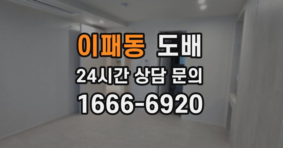 이패동 도배