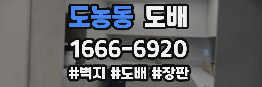 도농동 도배