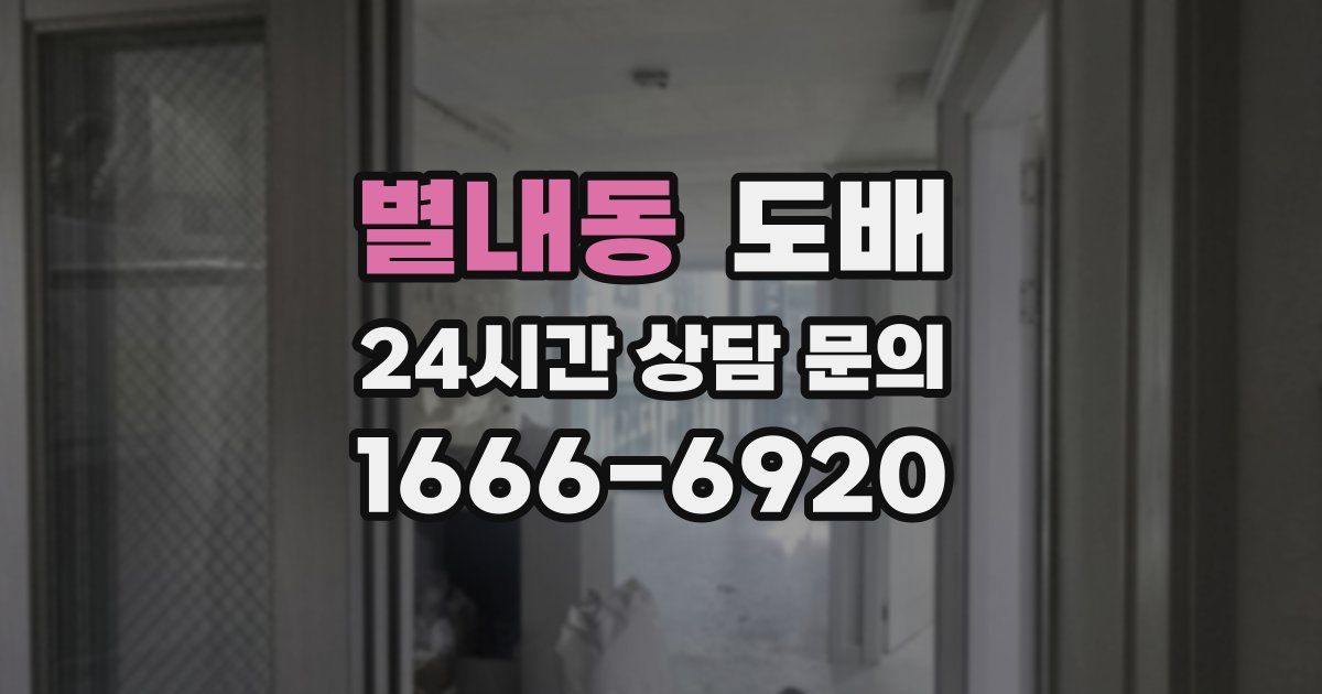 별내동 도배