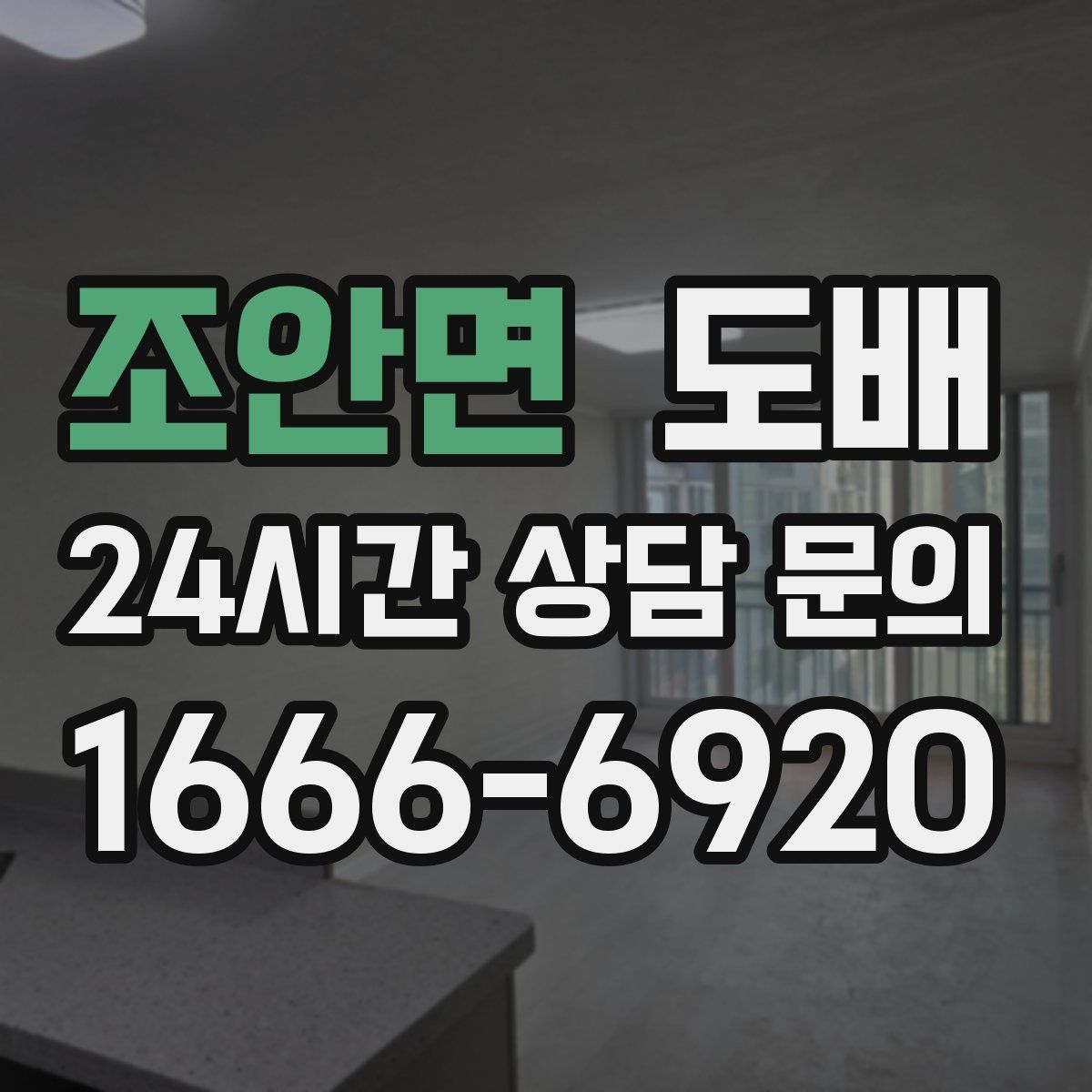 조안면 도배