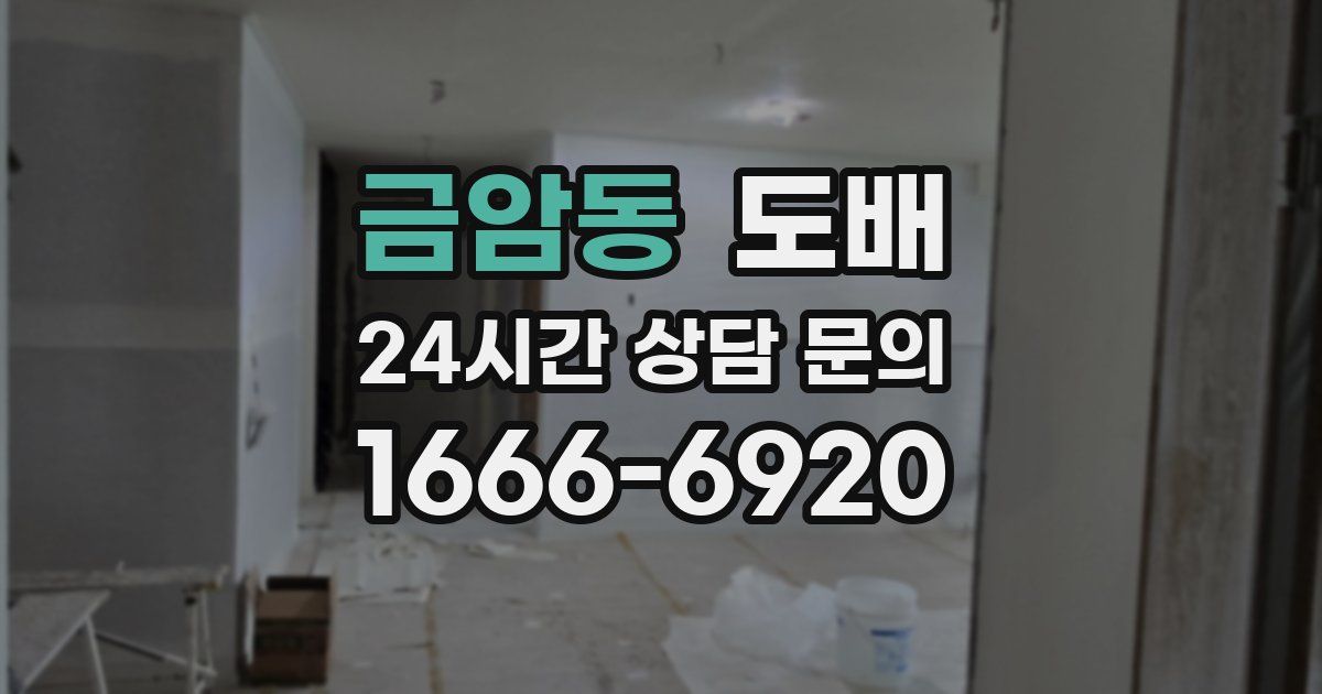 금암동 도배