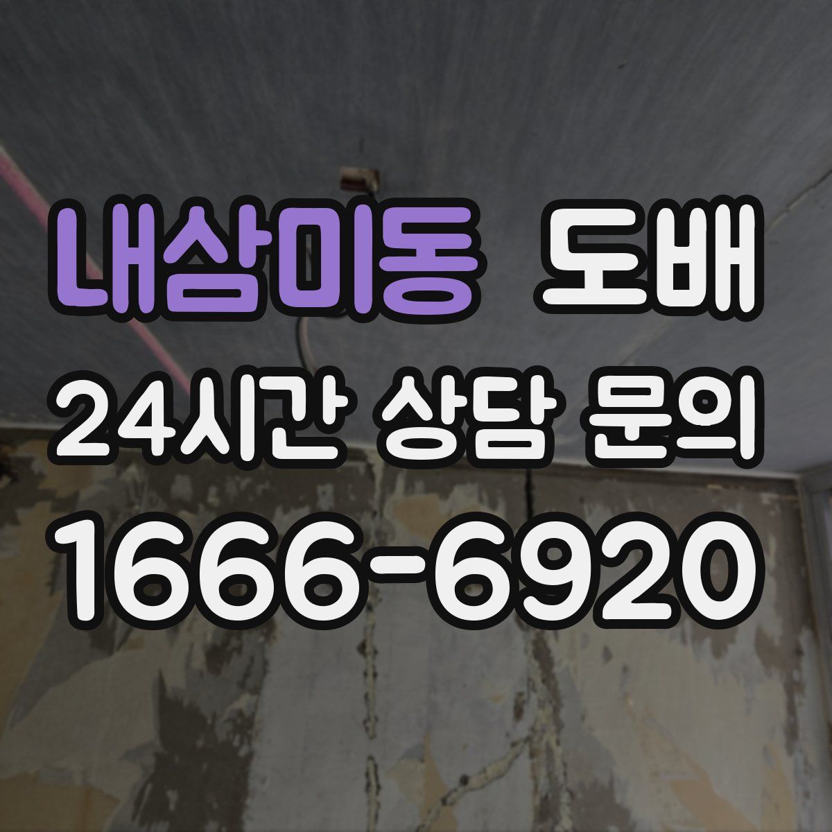 내삼미동 도배