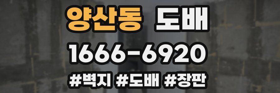 양산동 도배