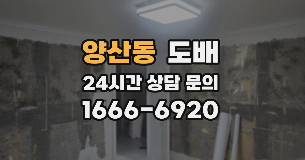 양산동 도배