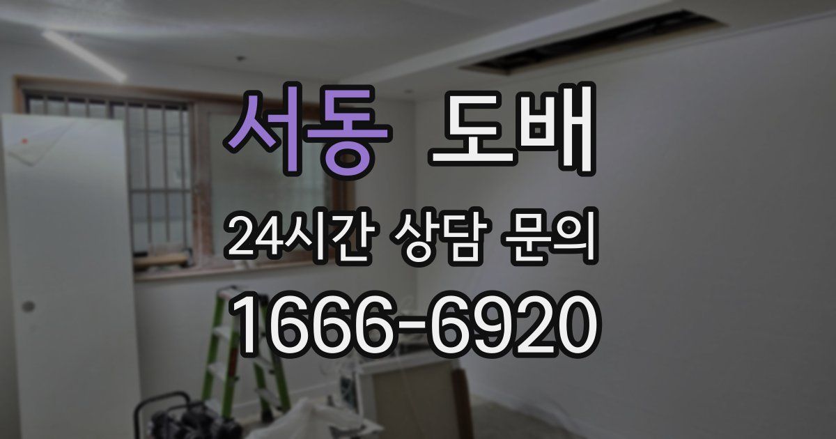 서동 도배