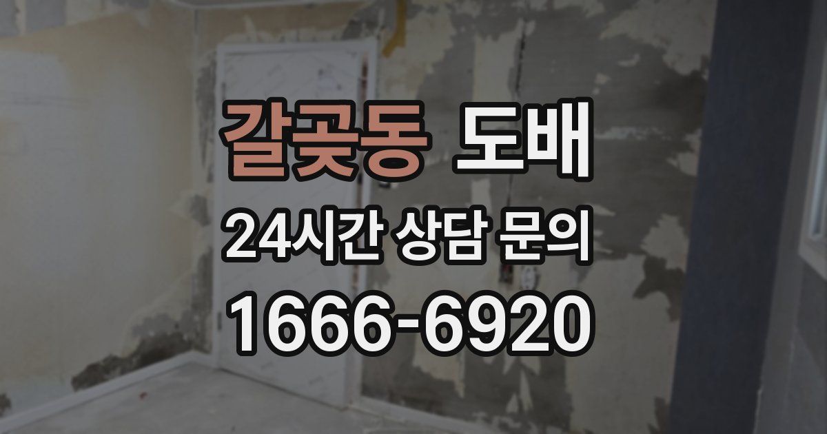 갈곶동 도배