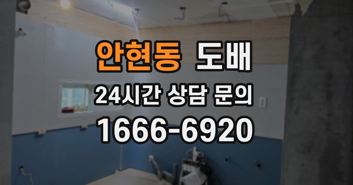 안현동 도배