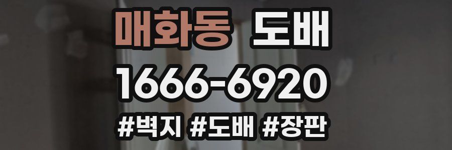 매화동 도배