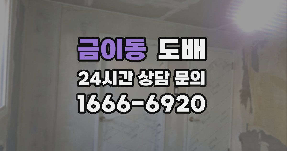 금이동 도배