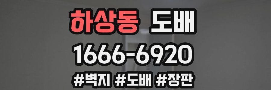 하상동 도배