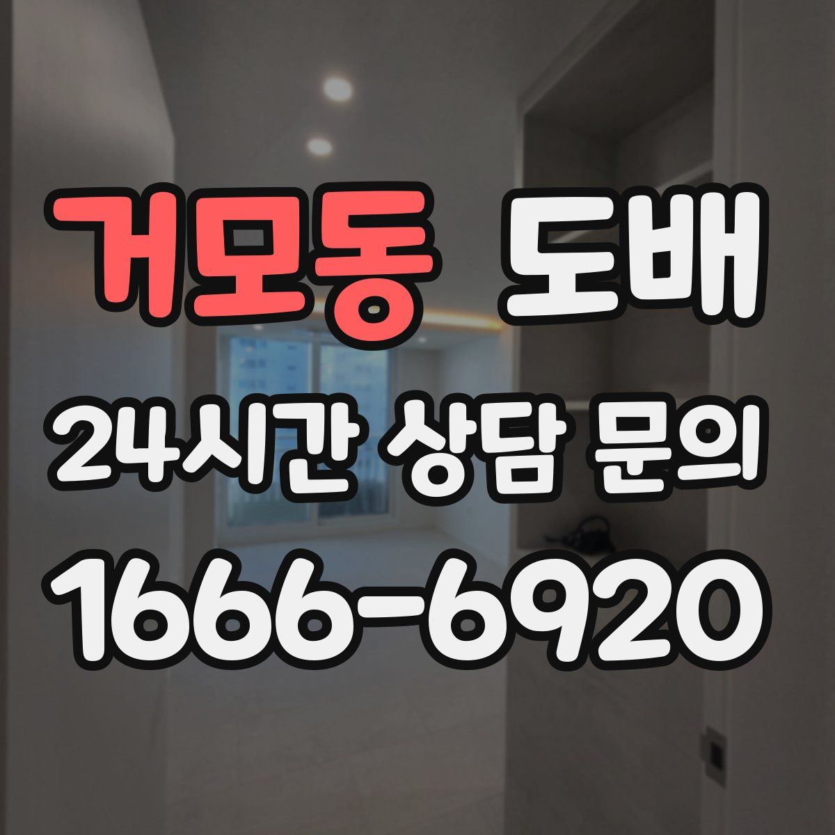 거모동 도배