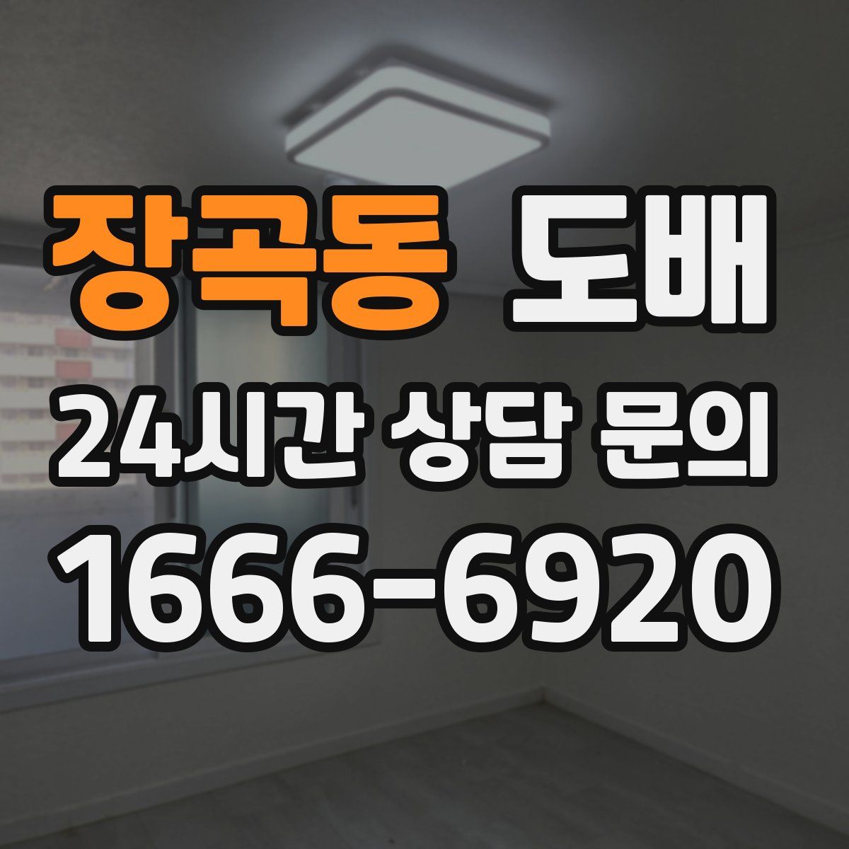 장곡동 도배
