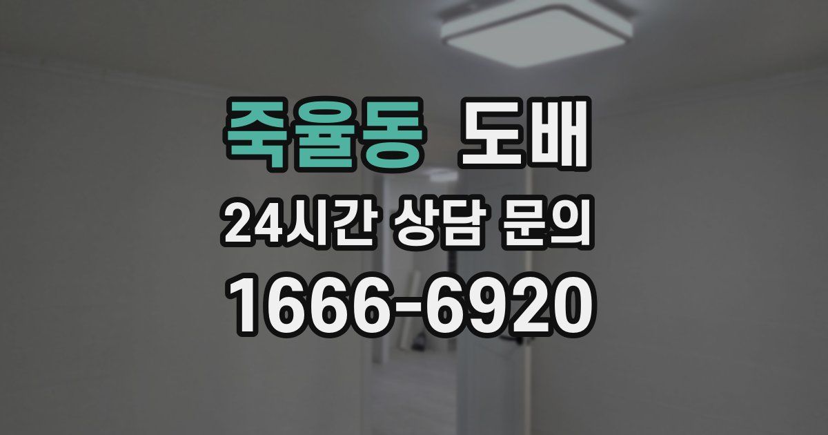 죽율동 도배