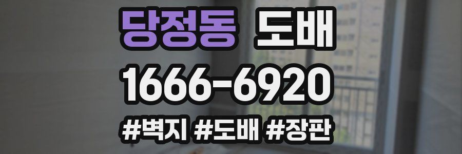 당정동 도배
