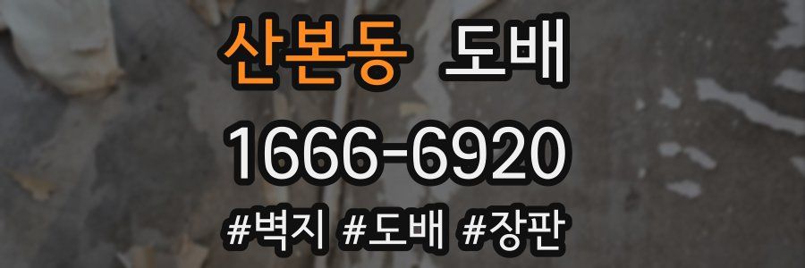 산본동 도배