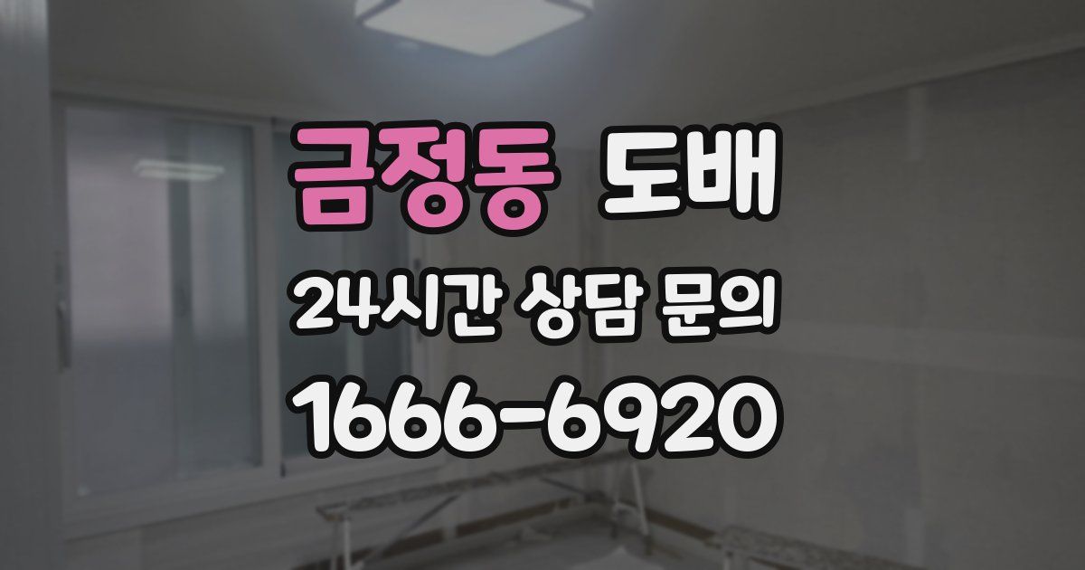 금정동 도배