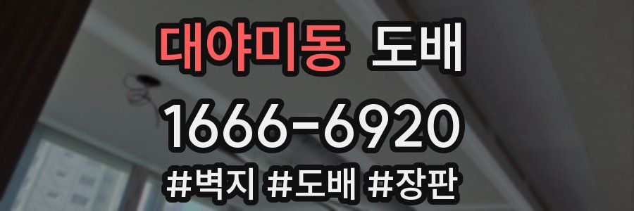 대야미동 도배