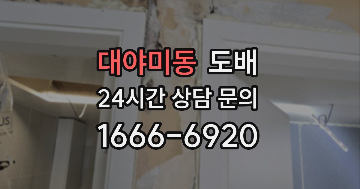 대야미동 도배
