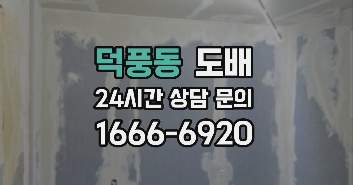 덕풍동 도배