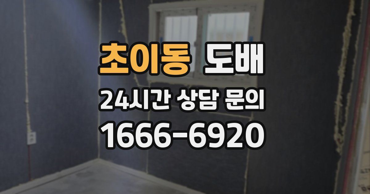 초이동 도배