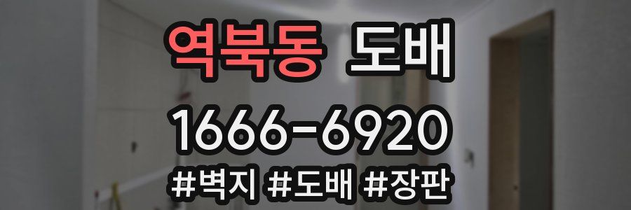 역북동 도배