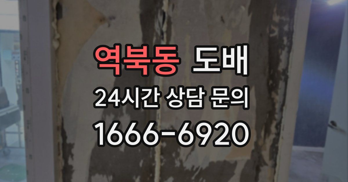 역북동 도배