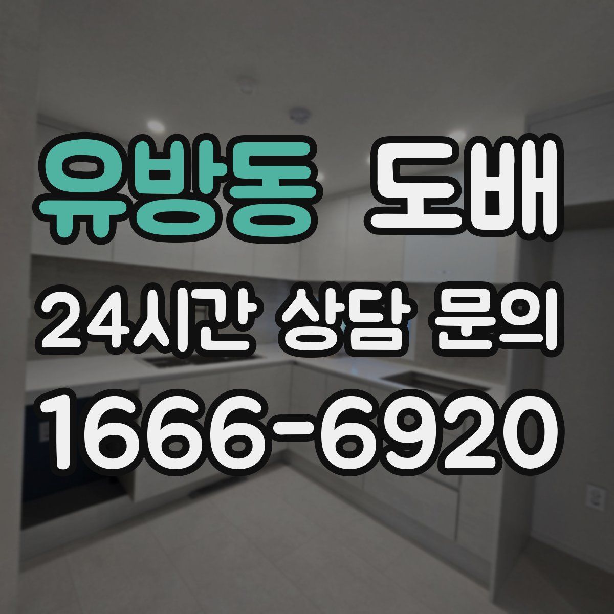 유방동 도배