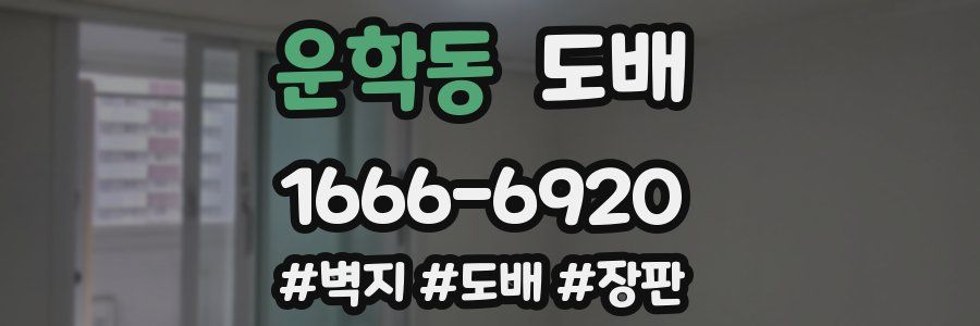 운학동 도배