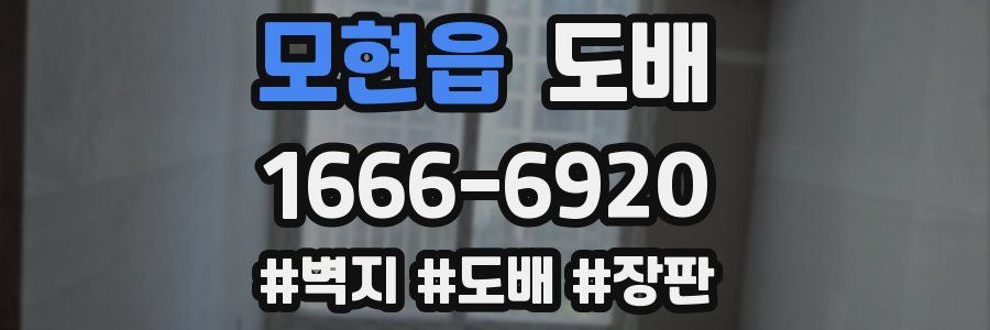 모현읍 도배