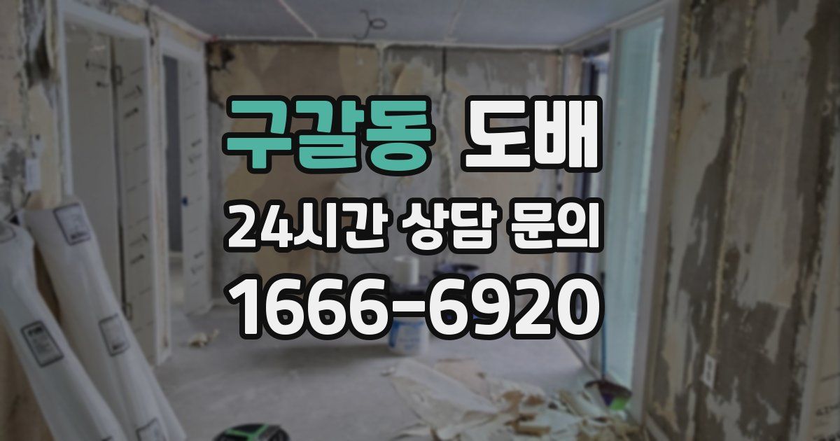 구갈동 도배