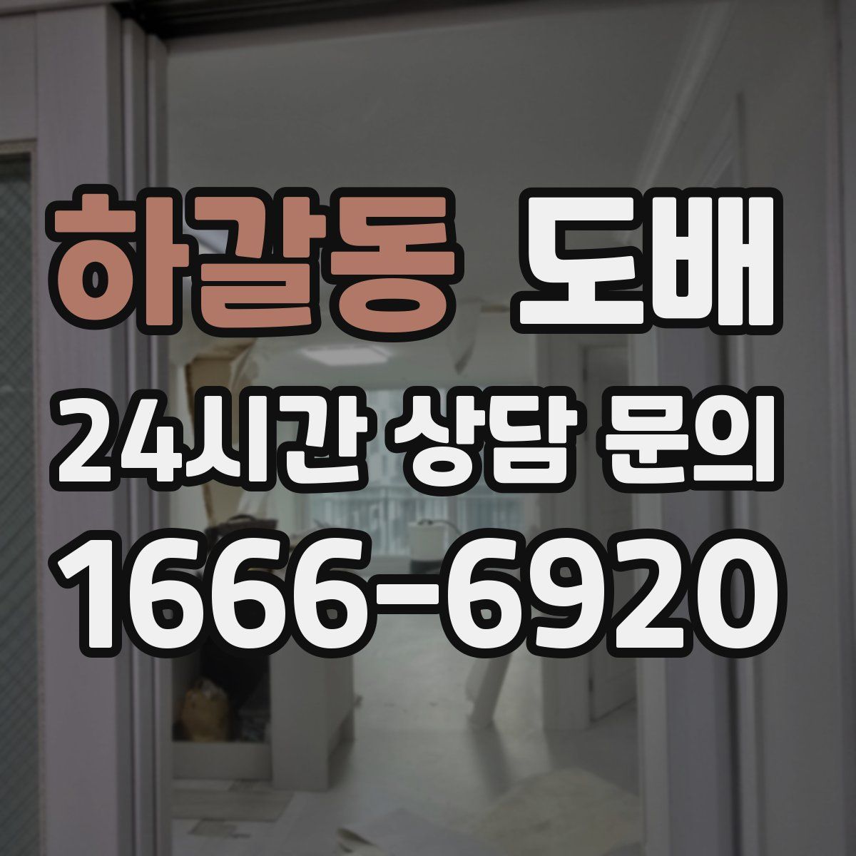 하갈동 도배