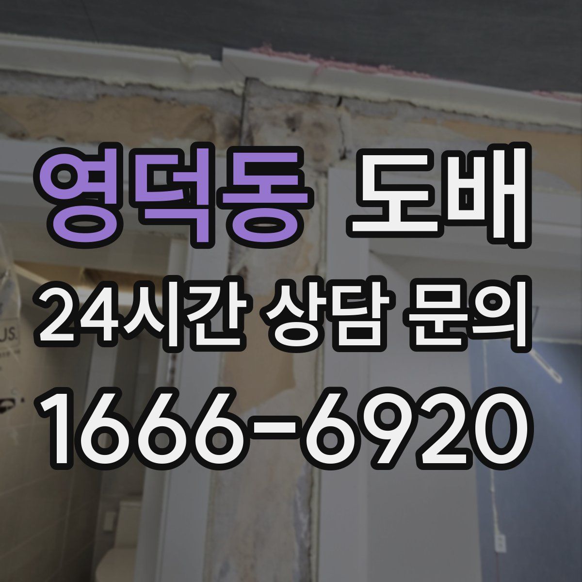 영덕동 도배