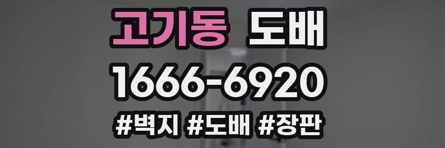 고기동 도배