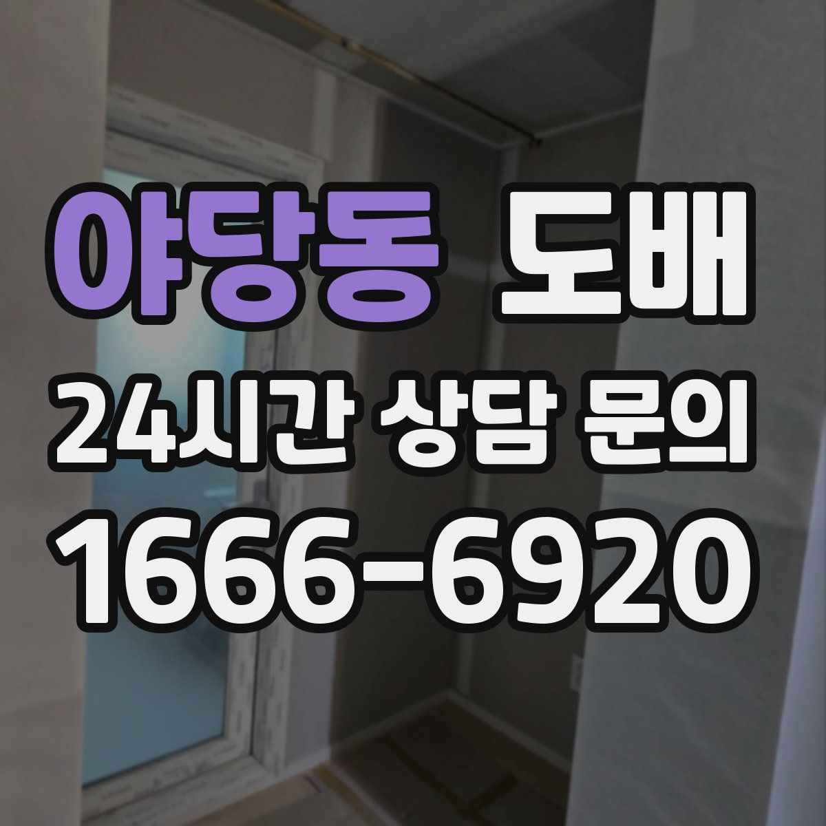 야당동 도배
