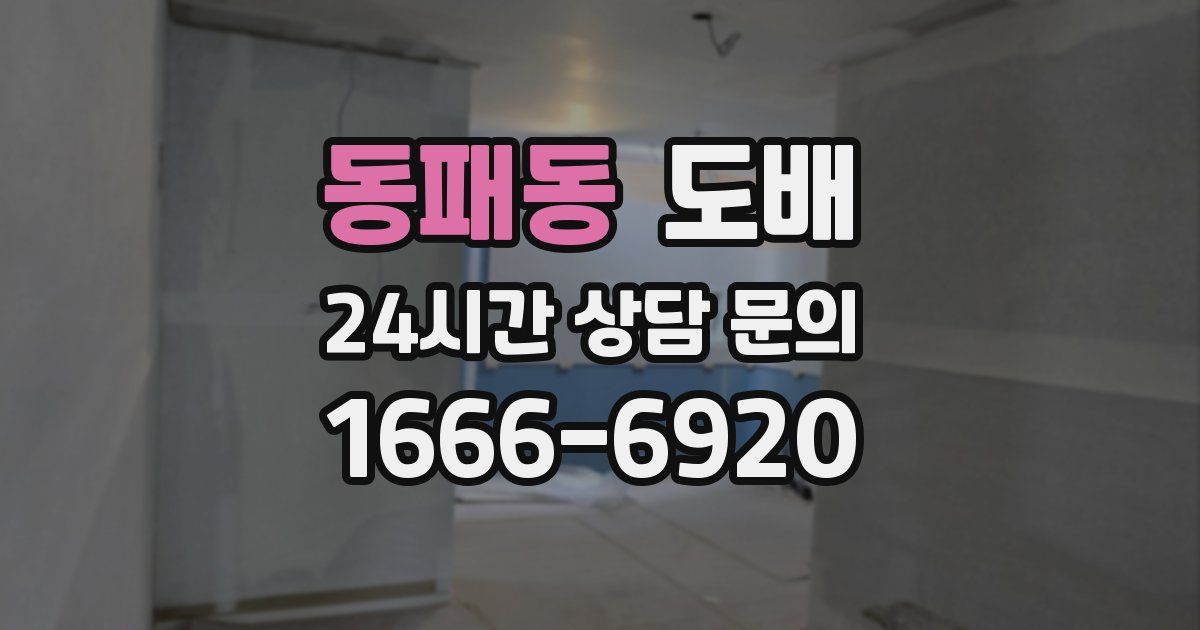 동패동 도배