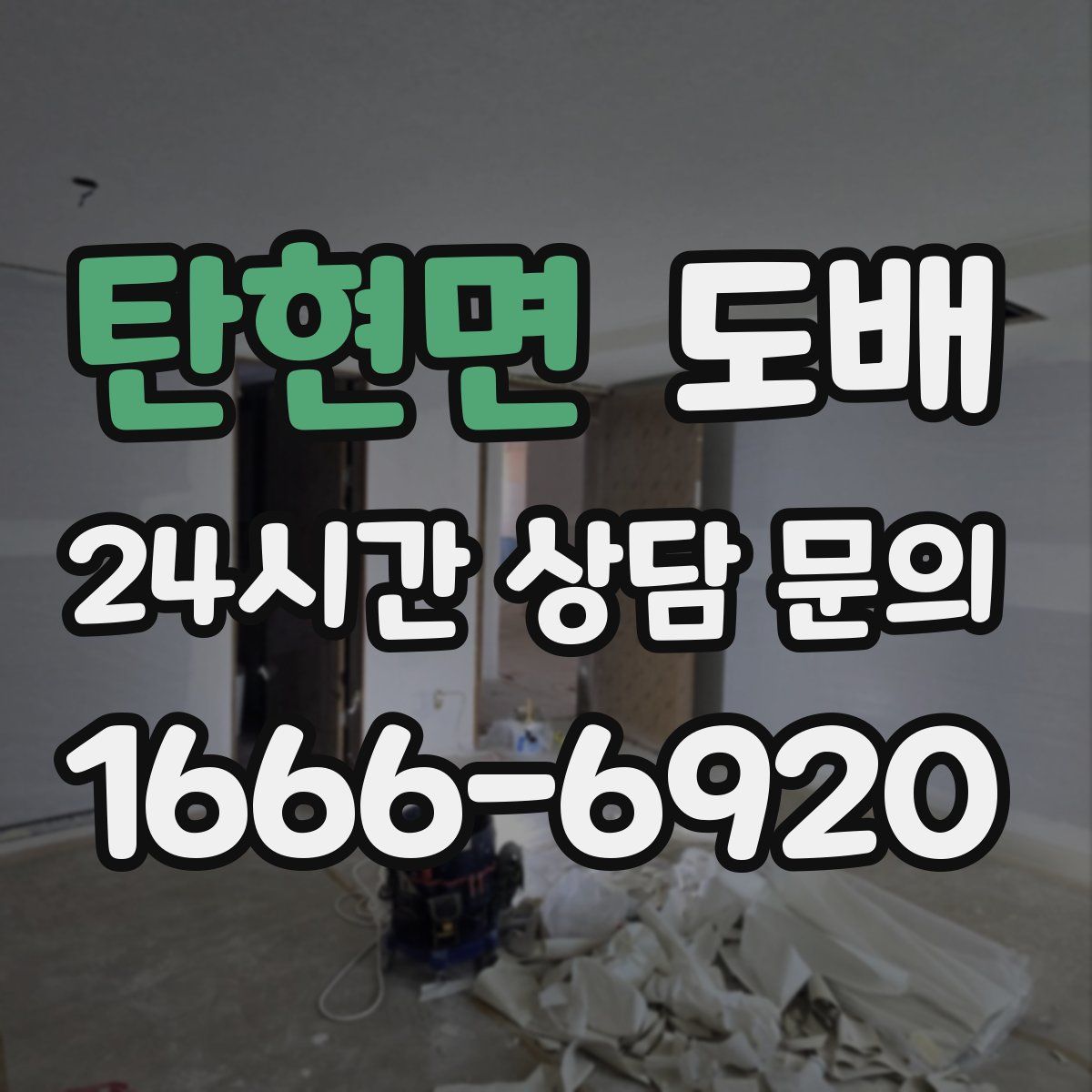 탄현면 도배