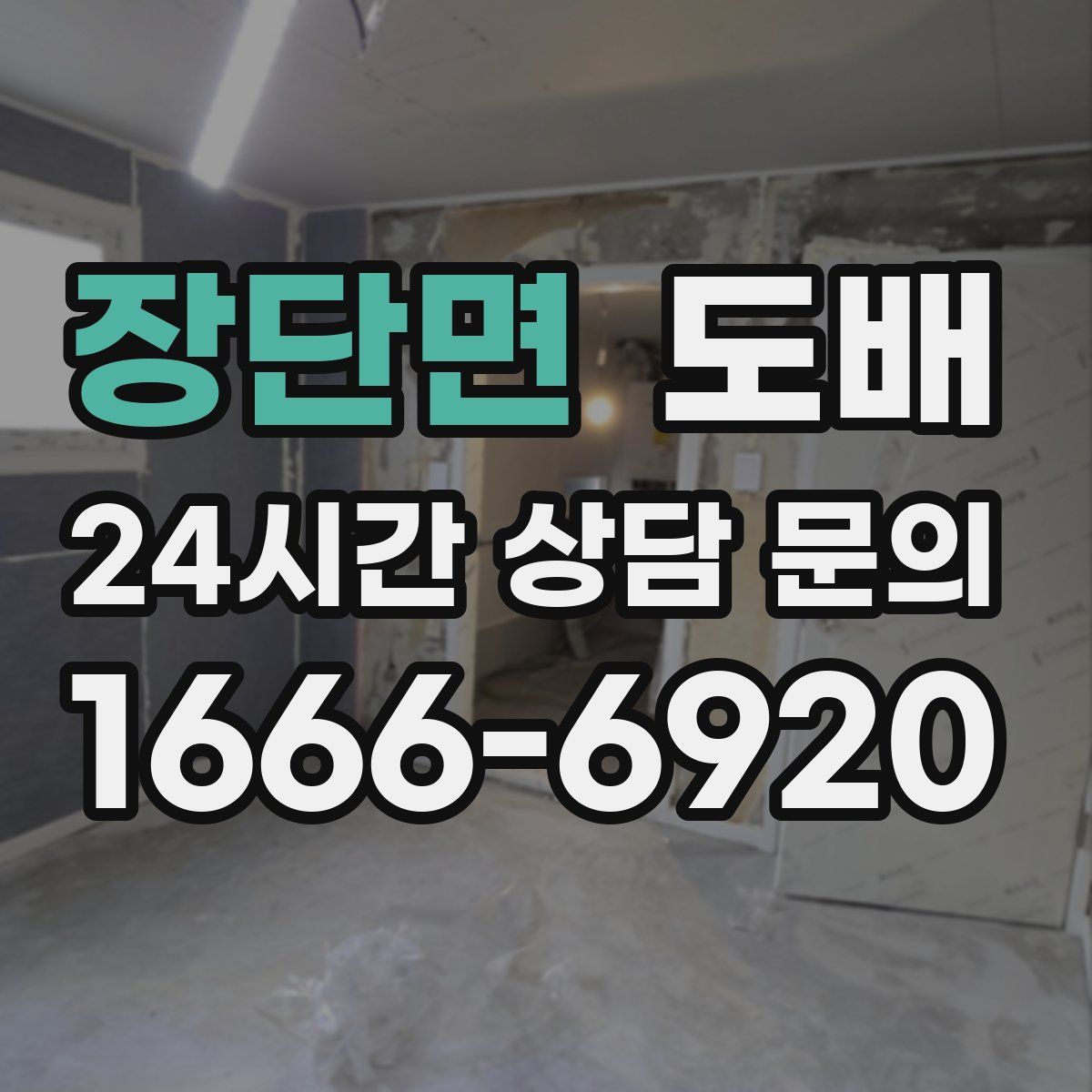 장단면 도배