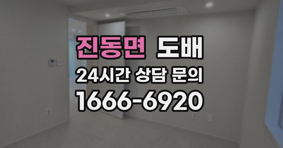 진동면 도배