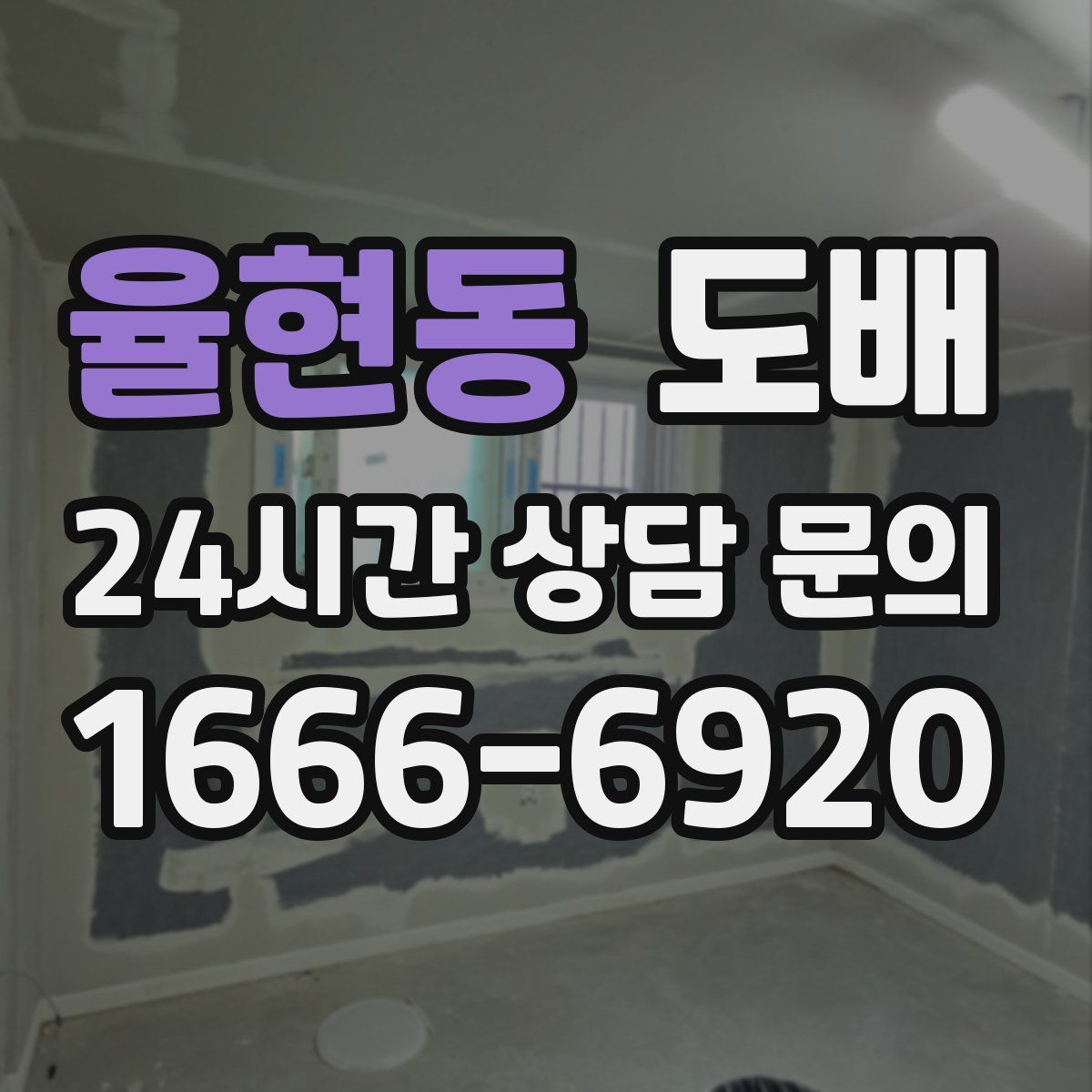 율현동 도배