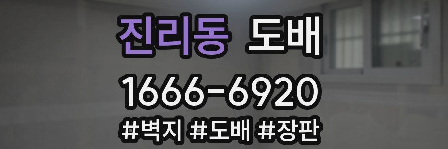 진리동 도배